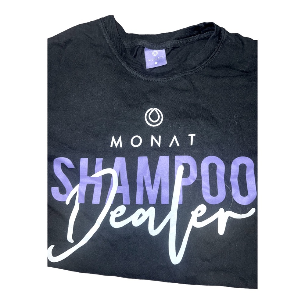 NWOT MONAT “shampoo dealer” t-shirt size small